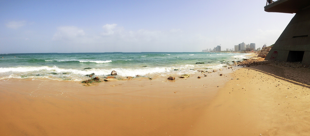 Description: Macintosh HD:Users:jbfisher 1:Desktop:summer2013travel:israel:small:beach_0viewpano.jpg